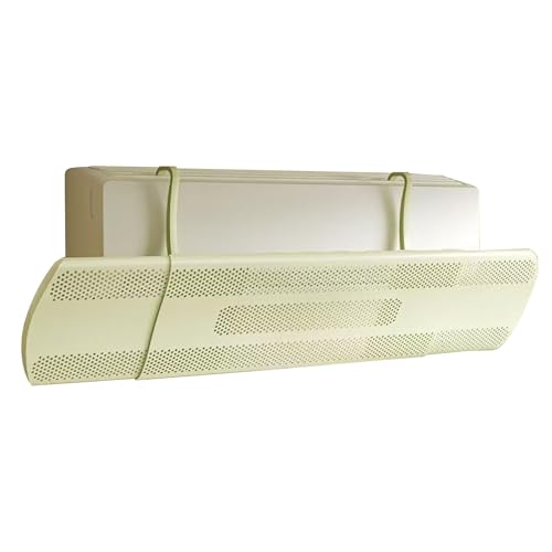 JSFYJZYZ 270° Schwenkbarer Windabweiser für Klimaanlagen 56-95cm Teleskop Wasserdichtes PVC-Panel für Alle Jahreszeiten(Green) von JSFYJZYZ