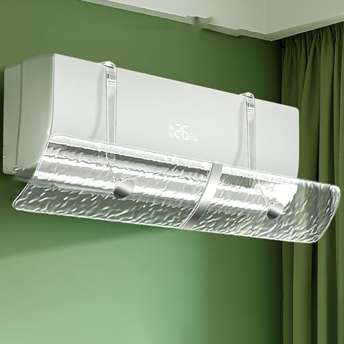 JSFYJZYZ In Sekunden installiert Lwindabweiser für klimaanlagen Transparente PVC mit 180°-Drehung und Anti-Direkt-Luftstrom für Zuhause und Büro JSFYJZYZ In Sekunden installiert Lwindabweiser für klimaanlagen Transparente PVC mit 180°-Drehung und Anti-Direkt-Luftstrom für Zuhause und Büro von JSFYJZYZ