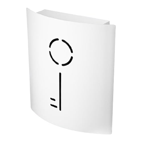 JSFYJZYZ Moderner Schlüsselkasten mit Schlüsselloch-Design, Wandhalterung mit Code, Schlüsselbox Schlüsselschrank für Zuhause und Büro(White) von JSFYJZYZ
