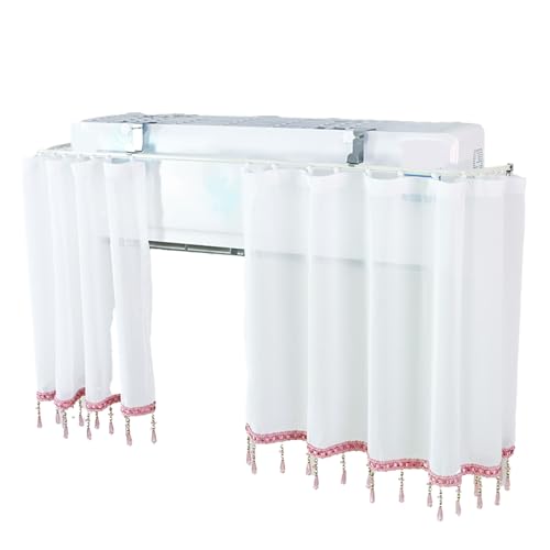 JSFYJZYZ Verstellbares Windabweiser Klimaanlage Aus Kondensationsbeständigem Stoff Windabweiser für Kalte Klimaanlage(Pink,50x95cm/19x37in) von JSFYJZYZ