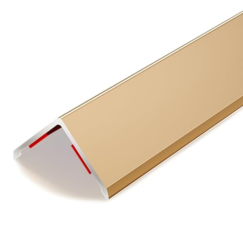Kantenschutzprofil, Kantenschutz Selbstklebend Stufenmatten Außen Einfache Installation(Gold,2x80cm/0.7x31in) von JSFYJZYZ