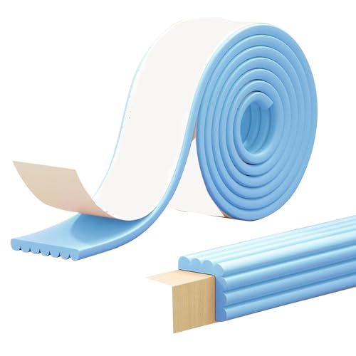 Kantenschutzprofil Kantenschutz Selbstklebend Leisten Selbstklebend Wasserdicht, Extra Breit für Sicherheit im Haus(Blue,200x8x0.8cm) von JSFYJZYZ