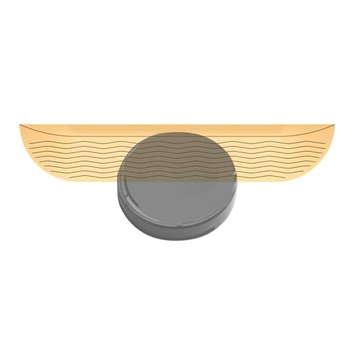 Modulare Auffahrrampe aus Robustem ABS, rutschfeste Bordsteinrampen für Rollstühle, Kinderwagen, Staubsaugerroboter und Spielzeug(Yellow,1.5x7x78cm/0.6x2.8x30in) von JSFYJZYZ