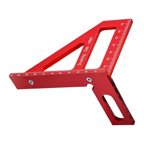 Aluminium Triangular Square Lurer Messwerkzeug 45 90 Grad Für Genaue Positionierung Und Kennzeichnung Bei Ingenieurprojekten von JSGHGDF