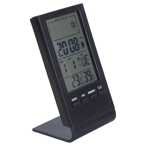 Digitale Temperaturfeuchtigkeitsmesser Schreibtisch Thermometer Hygrometer LCD Anzeige Mit Zeitwecker Großer Anzahl Anzeige Digitale Temperaturfeuchtigkeitsmesser Schreibtisch Thermometer Hygrometer LCD Anzeige Mit Zeitwecker Großer Anzahl Anzeige von JSGHGDF