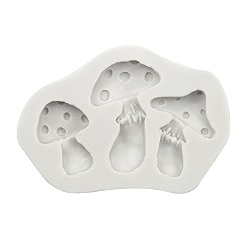 Drei Pilze Zucker Schokolade Fondant Form Backen Manuelle Kleber Tropfen Form Lebensmittelqualität Silikon Fondant Form Drei Pilze Zucker Schokolade Fondant Form Backen Manuelle Kleber Tropfen Form Lebensmittelqualität Silikon Fondant Form von JSGHGDF