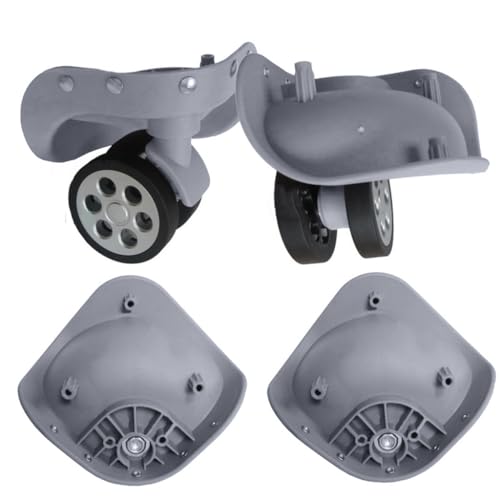 JSGHGDF 1 Paar A79 Koffer Gepäck Ersatzrollen Reparatur Zubehör Dämpfer Roller Räder für Reisetasche, hellgrau, L von JSGHGDF