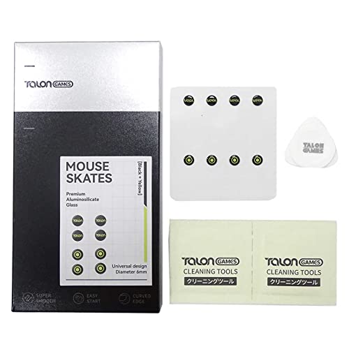 JSGHGDF 1 Packung Glas-Maus-Aufkleber für Gaming-Maus von JSGHGDF