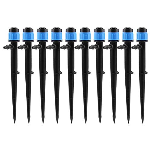 JSGHGDF 10pcs/Set 360 Bewässerung Sprinkler Sprühdropper Garten Pflanze Wasserwässerdüse Tropfbewässerungssystem Sprinkler Bewässerung von JSGHGDF