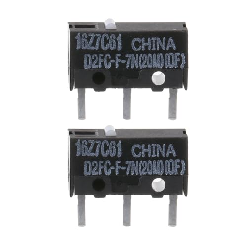 JSGHGDF 2 x Original-Maus D2FC-F-7N (20 m) (OF) Mikroschalter von JSGHGDF