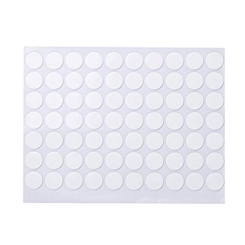 JSGHGDF 70 Stück Rundes Klebeband Abnehmbares Gel Klebeband Doppelseitiger Klebeballon von JSGHGDF