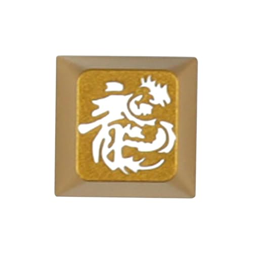 JSGHGDF Artisanal Loong Keycap Aluminium Tastenkappen kompatibel für MX Gaming Mechanische Tastaturen Ästhetik JSGHGDF Artisanal Loong Keycap Aluminium Tastenkappen kompatibel für MX Gaming Mechanische Tastaturen Ästhetik von JSGHGDF
