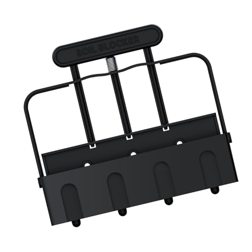 JSGHGDF Bodenblocker 4 Zellboden Blockhersteller Sämling Handheld Block Maker Mit Bequemen Gartenpflanzzubehör JSGHGDF Bodenblocker 4 Zellboden Blockhersteller Sämling Handheld Block Maker Mit Bequemen Gartenpflanzzubehör von JSGHGDF