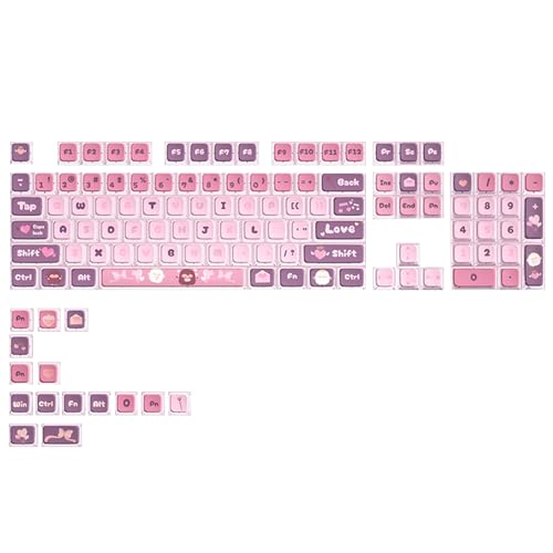 JSGHGDF Clear PC Keycaps Set Cartoon Backlit Keycap120Key Caps for MX Switches Mechanical JSGHGDF Clear PC Keycaps Set Cartoon Backlit Keycap120Key Caps for MX Switches Mechanical von JSGHGDF