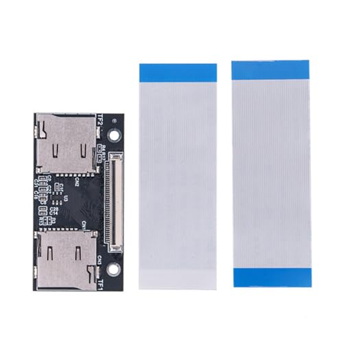JSGHGDF Double T Memory Cards Slot Auf 40Pin Converter Digital Memory Converter Cards Speicher Kapazitätskarten Reader von JSGHGDF