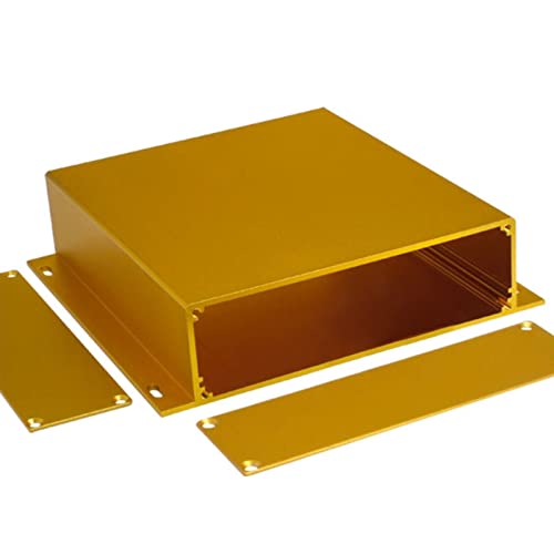 JSGHGDF Extrudiertes Elektronisches Aluminiumgehäuse Gehäuse Goldfarben 150 X 158 X 39 Mm Box Leiterplatte JSGHGDF Extrudiertes Elektronisches Aluminiumgehäuse Gehäuse Goldfarben 150 X 158 X 39 Mm Box Leiterplatte von JSGHGDF