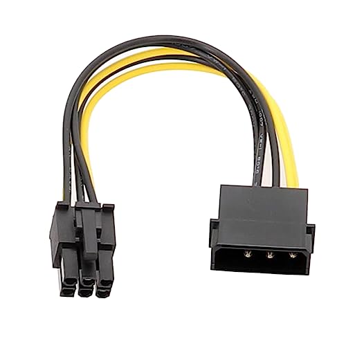 JSGHGDF Grafikkartenleistung Versorgung Mit 6 Pin Männlichem Bis 4 Pin Kabel 18AWG 34/0 16Ts Netzkabel Stromkabel Ersatz JSGHGDF Grafikkartenleistung Versorgung Mit 6 Pin Männlichem Bis 4 Pin Kabel 18AWG 34/0 16Ts Netzkabel Stromkabel Ersatz von JSGHGDF