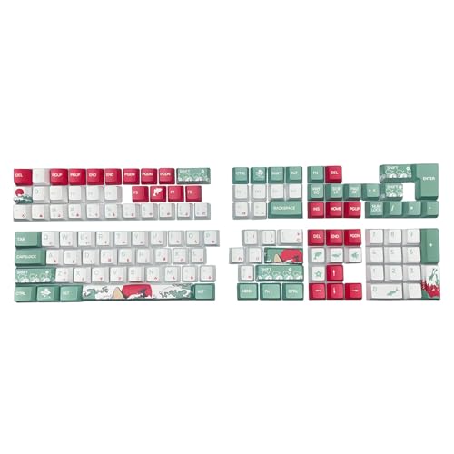 JSGHGDF Japanisches Tastenkappen-Set für 616468758798104108 mechanische Tastaturen, OEM Höhe Meer Muster von JSGHGDF