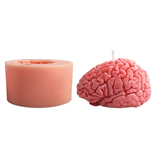 JSGHGDF Kerzenform, künstliche 3D-Silikonform, handgefertigt, Seife, Süßigkeiten, Kuchendekorationswerkzeug von JSGHGDF