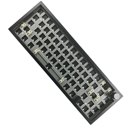 JSGHGDF LMK66 Mechanische 66 Tasten 1 Unterstützung 2 4 GHz TypeC Praktische Schalter Ersatz Aluminium von JSGHGDF