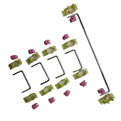 JSGHGDF Mechanisches Tastatur-Stabilisator-Set für 6187104108 Layout-Tastaturen verbessert das Tippen JSGHGDF Mechanisches Tastatur-Stabilisator-Set für 6187104108 Layout-Tastaturen verbessert das Tippen von JSGHGDF