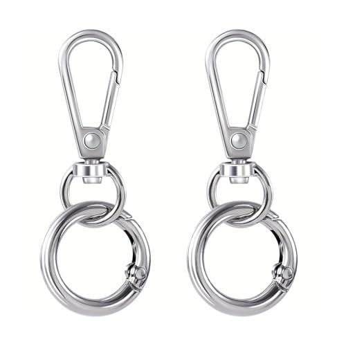 JSGHGDF Metall Schwebungen Hummerkrallenverschlüsse Keychain Clip Mit Großen Schlüsselringen Schnappschüsse Und Für Ketten Die Kits Snap Haken Machen Und JSGHGDF Metall Schwebungen Hummerkrallenverschlüsse Keychain Clip Mit Großen Schlüsselringen Schnappschüsse Und Für Ketten Die Kits Snap Haken Machen Und von JSGHGDF