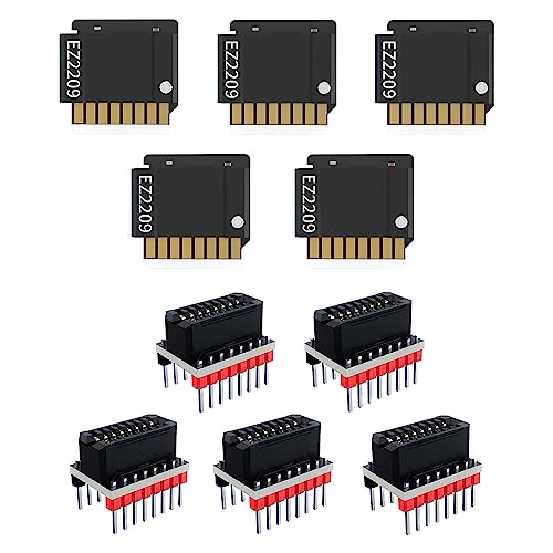 JSGHGDF Neuer Verbesserter Schrittmotortreiber EZ2209 Treiberanschluss V1.0 UART von JSGHGDF