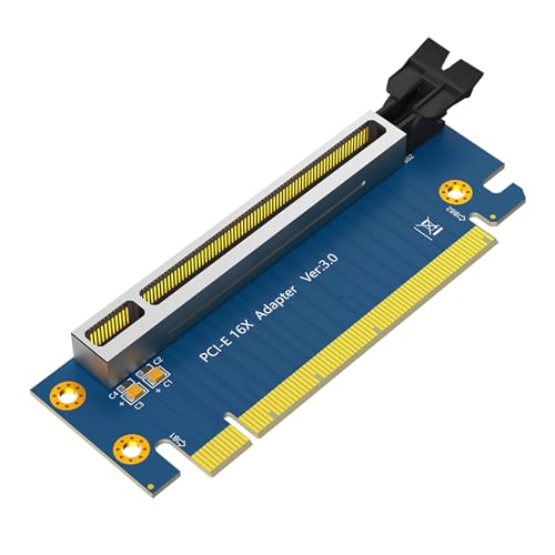 JSGHGDF PCIE PCIEXPRESS3.0 X16 Bis X16 Risers Karte Für Computerserver Verfällt 90 Grad Rechtwinkeladapter JSGHGDF PCIE PCIEXPRESS3.0 X16 Bis X16 Risers Karte Für Computerserver Verfällt 90 Grad Rechtwinkeladapter von JSGHGDF