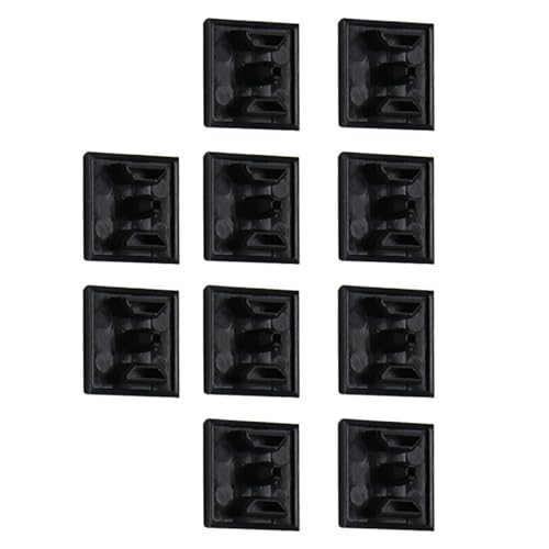 JSGHGDF Professionelle Schwarze Endkappen Für 20 X 20 Mm Aluminiumpaket Mit 10 ABS Covers Für V 4 2 Mm Loch JSGHGDF Professionelle Schwarze Endkappen Für 20 X 20 Mm Aluminiumpaket Mit 10 ABS Covers Für V 4 2 Mm Loch von JSGHGDF