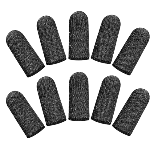 JSGHGDF Set Von 10 Geschnittenen Proof Fingerärmel Schutzfinger Für Gärtner Und Landwirte Hochfestes Polyethylen von JSGHGDF