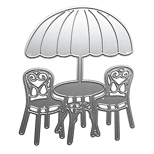 JSGHGDF Sun Ambrella Stuhl Metall Schneidstempel Stempel Ausgestattete Form Scrapbooking Album Paper Craft Cards Schablonen Vorlage JSGHGDF Sun Ambrella Stuhl Metall Schneidstempel Stempel Ausgestattete Form Scrapbooking Album Paper Craft Cards Schablonen Vorlage von JSGHGDF