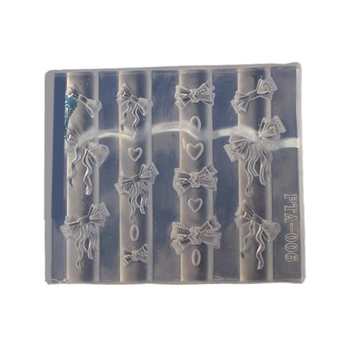 Modisches, stabiles Silikonform-Set für Schleifen-Designs, tragbares Zubehör für Nägel, Kunst, Ohrringe und Halsketten von JSGHGDF