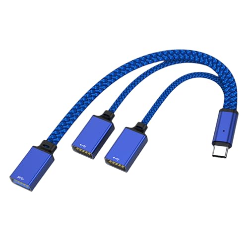 Multifunktionales USB-C-Zentrum für Bürounterhaltung, 3 USB-Steckdosen, Plugs & Plays, USB-C-Multiport-Center mit 3 USB-Erweiterungsanschlüssen von JSGHGDF