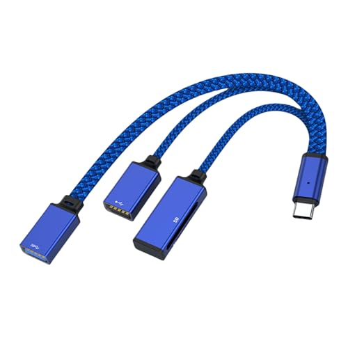 Multifunktionales USB-C-Zentrum für Bürounterhaltung, 3 USB-Steckdosen, Plugs & Plays, USB-C-Multiport-Center mit 3 USB-Erweiterungsanschlüssen von JSGHGDF