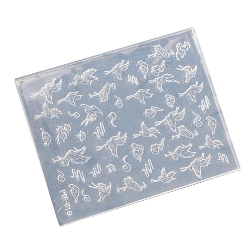 Professionelle geprägte Nagelkunst-Form, Silikon-Bastelwerkzeug für florale Tiermuster, Nägel, Kunstzubehör, Form Professionelle geprägte Nagelkunst-Form, Silikon-Bastelwerkzeug für florale Tiermuster, Nägel, Kunstzubehör, Form von JSGHGDF