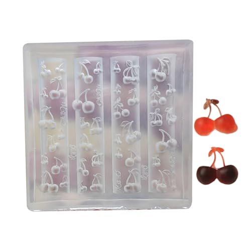 Silikonformen für Nägel, Kirschen, Kunstschablone, Silikon-Textur, für Kosmetikerinnen und Nägel, Kunst lernen von JSGHGDF