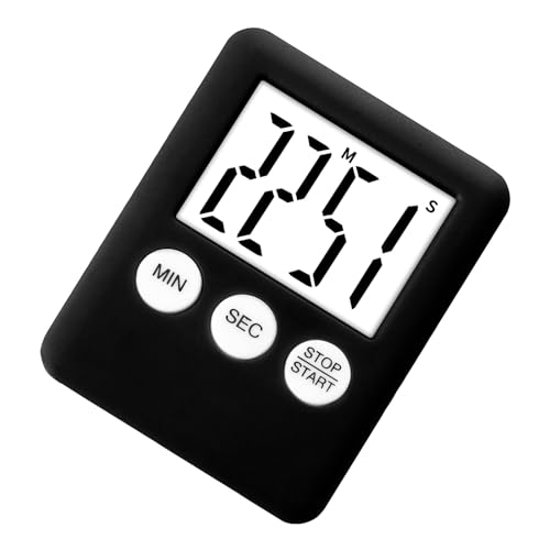 Timer Tragbarer Timer Hintergrund Lauter Alarm Großes Display Kochen Dusche von JSGHGDF