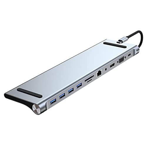 USB-Adapter für Notebook, 11-in-1-Dockingstation, VGA-Lesegerät von JSGHGDF