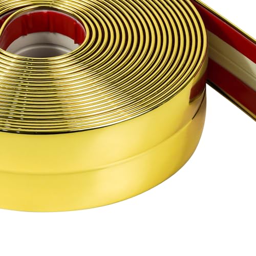 JSIWOTH Selbstklebende Zierleisten & Winkelprofile 2cm x 6M – Flexible PVC Wandleisten für Kantenschutz an Fenster, Türen & Möbeln, Kunststoff- & Abschlussleisten für Arbeitsplatten von JSIWOTH