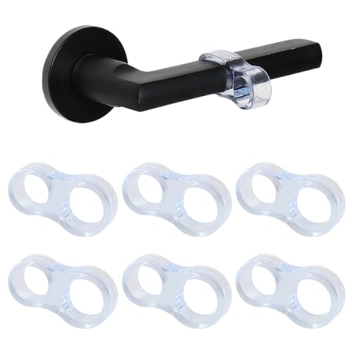 6 Türstopper klinke Türklinkenpuffer Türklinken stopper türgriff stopper türgriff schutz türstopper türklinke türstopper griff türklinkenpuffer transparent von JSKWIKE