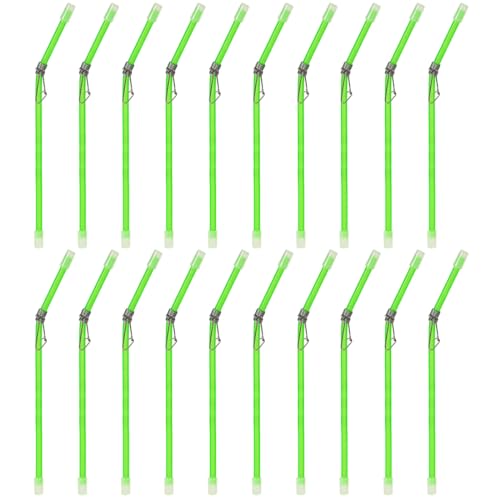 JSKWIKE 20 PCS Anti Tangle Boom mit Wirbel Fishing Anti Tangle Boom Set Anti Boom Mit Wirbel Grün Anti Tangle Feeder Für Karpfen Angeln von JSKWIKE