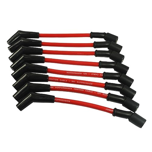 JSLER 10,5 mm Hochtemperatur-Zündkerzen-Zündkabel-Set, passend for LSx LS1 LS2 LS3 LS6 LS7 10457730 12563293 19005218 8104577300 12573190 JSLER 10,5 mm Hochtemperatur-Zündkerzen-Zündkabel-Set, passend for LSx LS1 LS2 LS3 LS6 LS7 10457730 12563293 19005218 8104577300 12573190 von JSLER