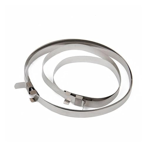 JSLER 10x Achs-CV-Gelenk-Manschettenklemmen-Set, Edelstahl-Kabelbinder, Antriebswellen-Halteklammer, Auto-Crimpbanding-Manschettenklemme von JSLER
