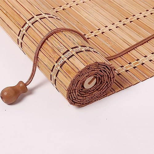 Bambusrollo - Retro Garten-Sonnenschutz Jalousien, Rollos aus Natürlichem Bambus, Raffrollo Innen, Anpassbar 60*120CM Bambusrollo - Retro Garten-Sonnenschutz Jalousien, Rollos aus Natürlichem Bambus, Raffrollo Innen, Anpassbar 60*120CM von JSLJDM