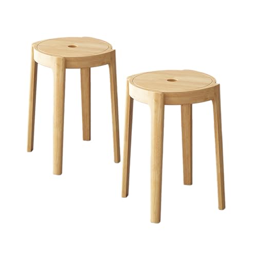 JSLJDM Esstühle Hocker Set 2, Feste Holzhocker, Dressinghocker, Quadrathocker, stapelbare einfache Hocker, Keine Baugruppe erforderlich für Esszimmer und Wohnzimmer C 32X32X45CM JSLJDM Esstühle Hocker Set 2, Feste Holzhocker, Dressinghocker, Quadrathocker, stapelbare einfache Hocker, Keine Baugruppe erforderlich für Esszimmer und Wohnzimmer C 32X32X45CM von JSLJDM