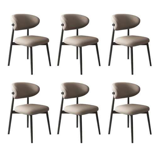 JSLJDM Esszimmerstuhl Moderner 4 Stück Set,Küchenstuhl mit Rückenlehne Polsterstühle mit Holzbeinen,Esszimmerstühle für Esszimmer Wohnzimmer Schlafzimmer Küche Rezeption(Weiß,2er Set) von JSLJDM