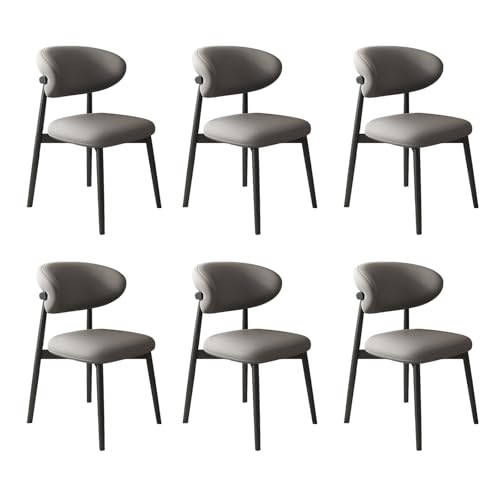 JSLJDM Esszimmerstuhl Moderner 4 Stück Set,Küchenstuhl mit Rückenlehne Polsterstühle mit Holzbeinen,Esszimmerstühle für Esszimmer Wohnzimmer Schlafzimmer Küche Rezeption(Weiß,2er Set) von JSLJDM