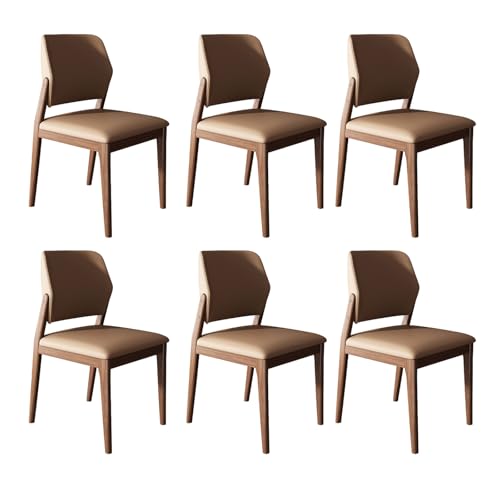 JSLJDM Esszimmerstuhl Moderner 4 Stück Set,Küchenstuhl mit Rückenlehne Polsterstühle mit Holzbeinen,Esszimmerstühle für Esszimmer Wohnzimmer Schlafzimmer Küche Rezeption(Weiß,2er Set) von JSLJDM