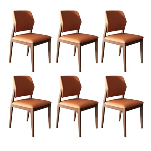 JSLJDM Esszimmerstuhl Moderner 4 Stück Set,Küchenstuhl mit Rückenlehne Polsterstühle mit Holzbeinen,Esszimmerstühle für Esszimmer Wohnzimmer Schlafzimmer Küche Rezeption(Weiß,2er Set) von JSLJDM