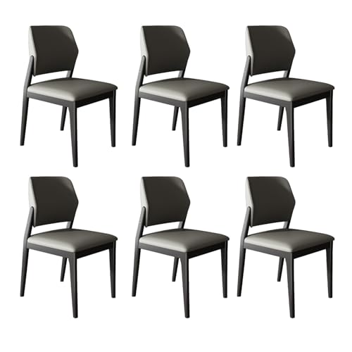JSLJDM Esszimmerstuhl Moderner 4 Stück Set,Küchenstuhl mit Rückenlehne Polsterstühle mit Holzbeinen,Esszimmerstühle für Esszimmer Wohnzimmer Schlafzimmer Küche Rezeption(Weiß,2er Set) von JSLJDM